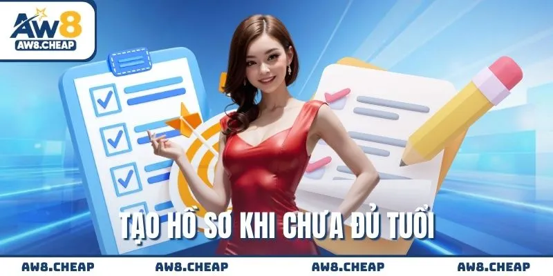 Miễn trừ trách nhiệm khi tạo hồ sơ chưa đủ tuổi