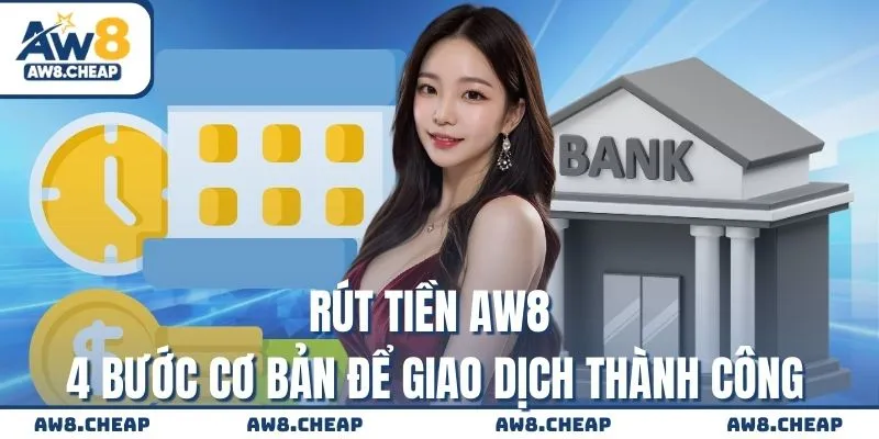 Rút tiền AW8 - 4 Bước cơ bản để giao dịch thành công